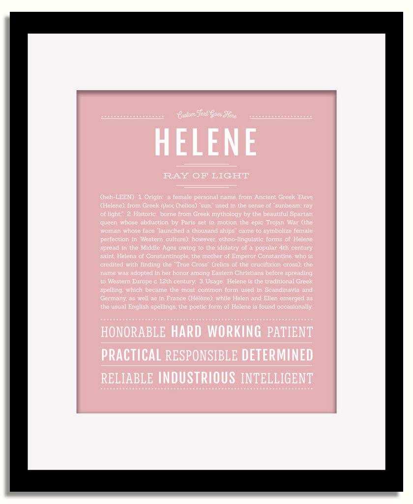 Frame Options | Dusty Rose | Black Frame, Matted