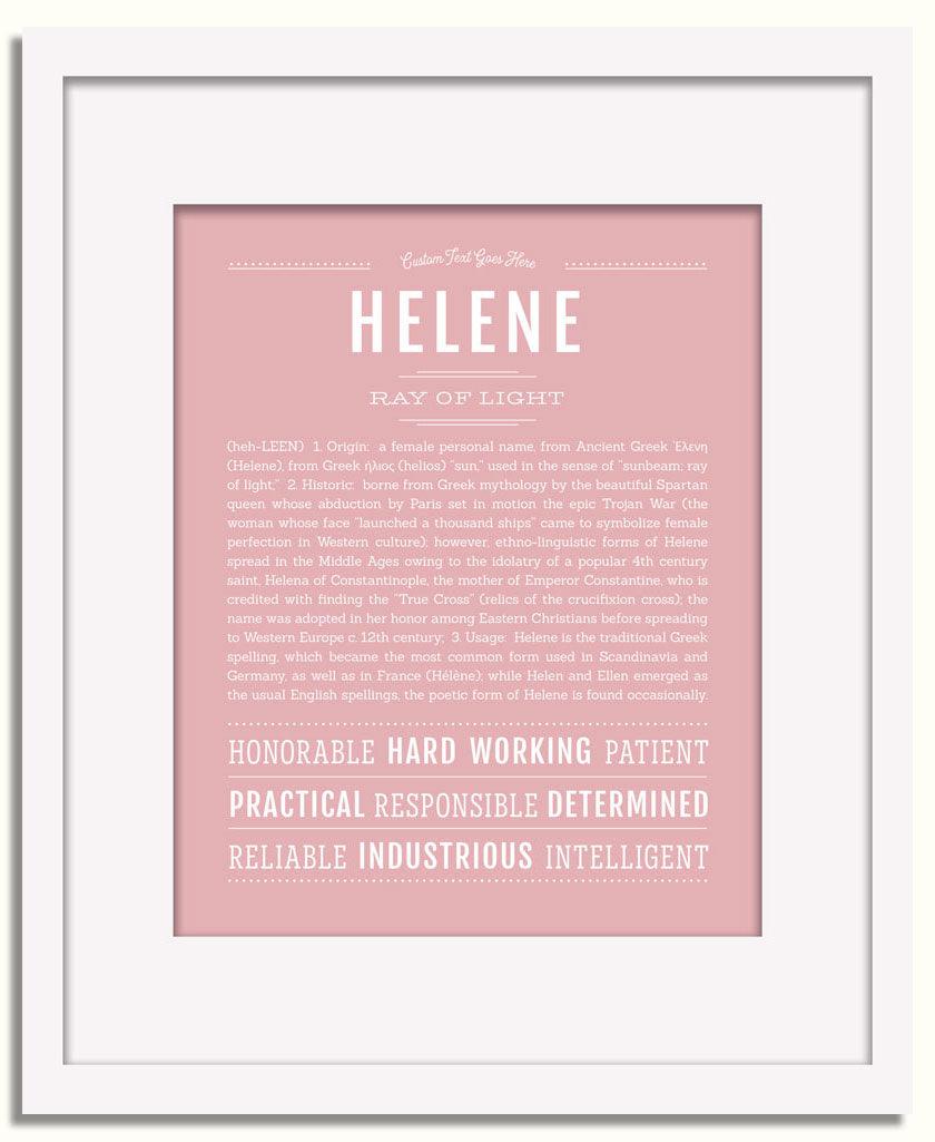 Frame Options | Dusty Rose | White Frame, Matted