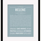 Helene | Name Art Print