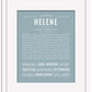 Helene | Name Art Print