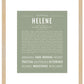 Helene | Name Art Print