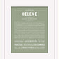 Helene | Name Art Print