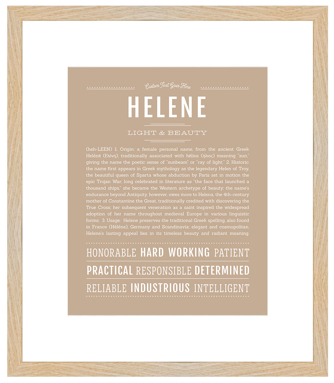 Helene | Name Art Print