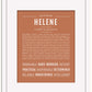 Helene | Name Art Print