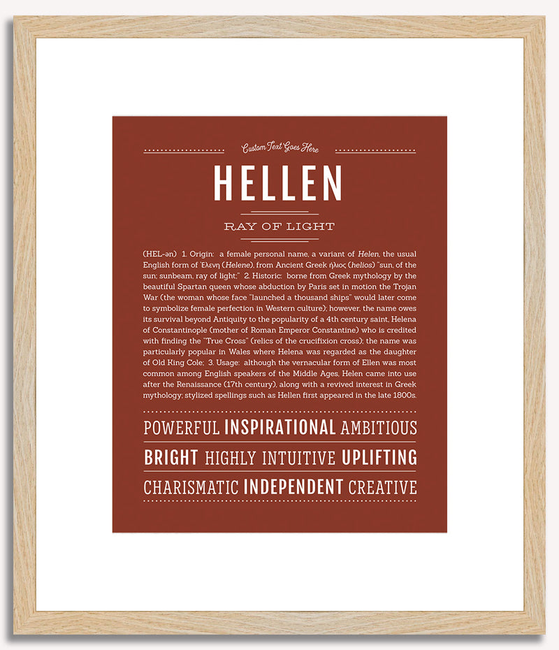 Hellen | Name Art Print