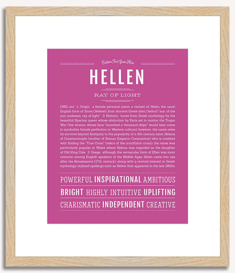 Hellen | Name Art Print