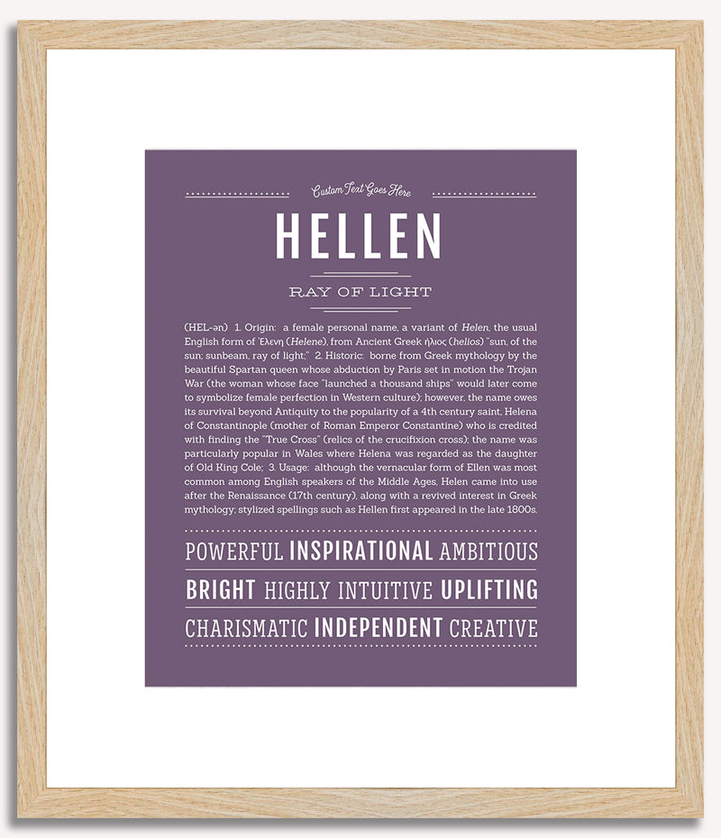 Hellen | Name Art Print