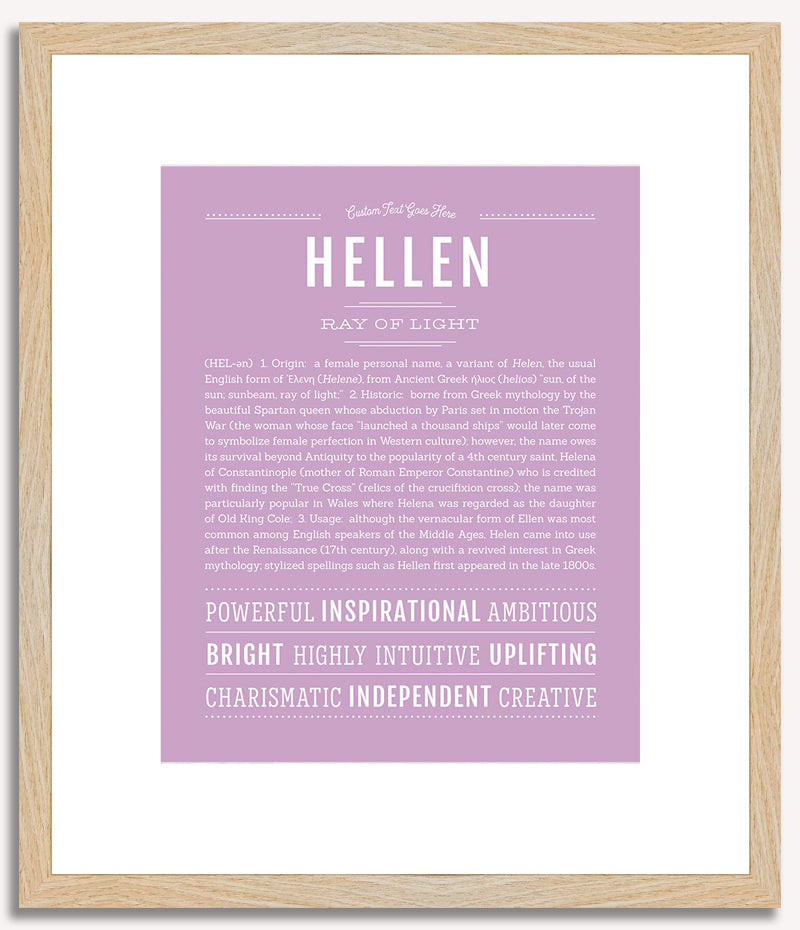 Hellen | Name Art Print