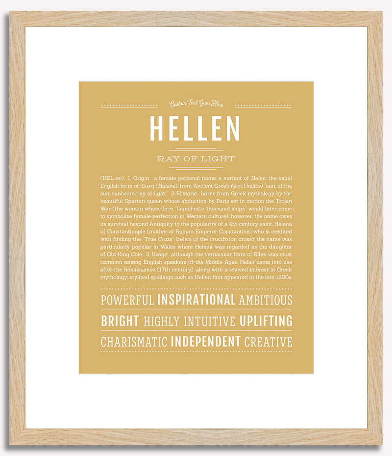 Hellen | Name Art Print