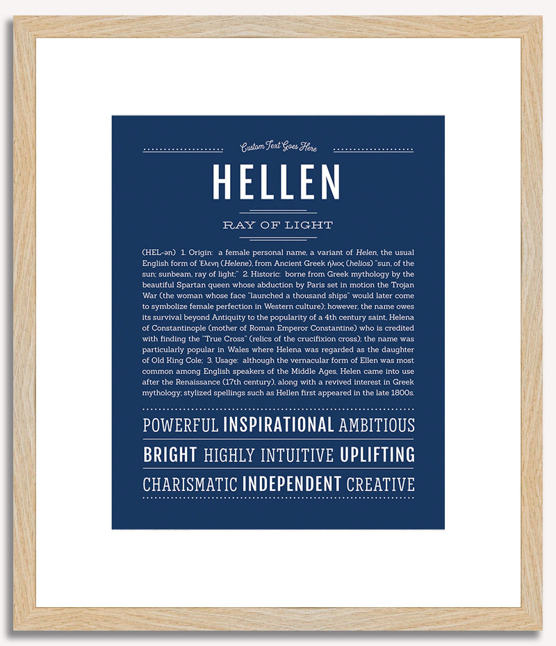 Hellen | Name Art Print