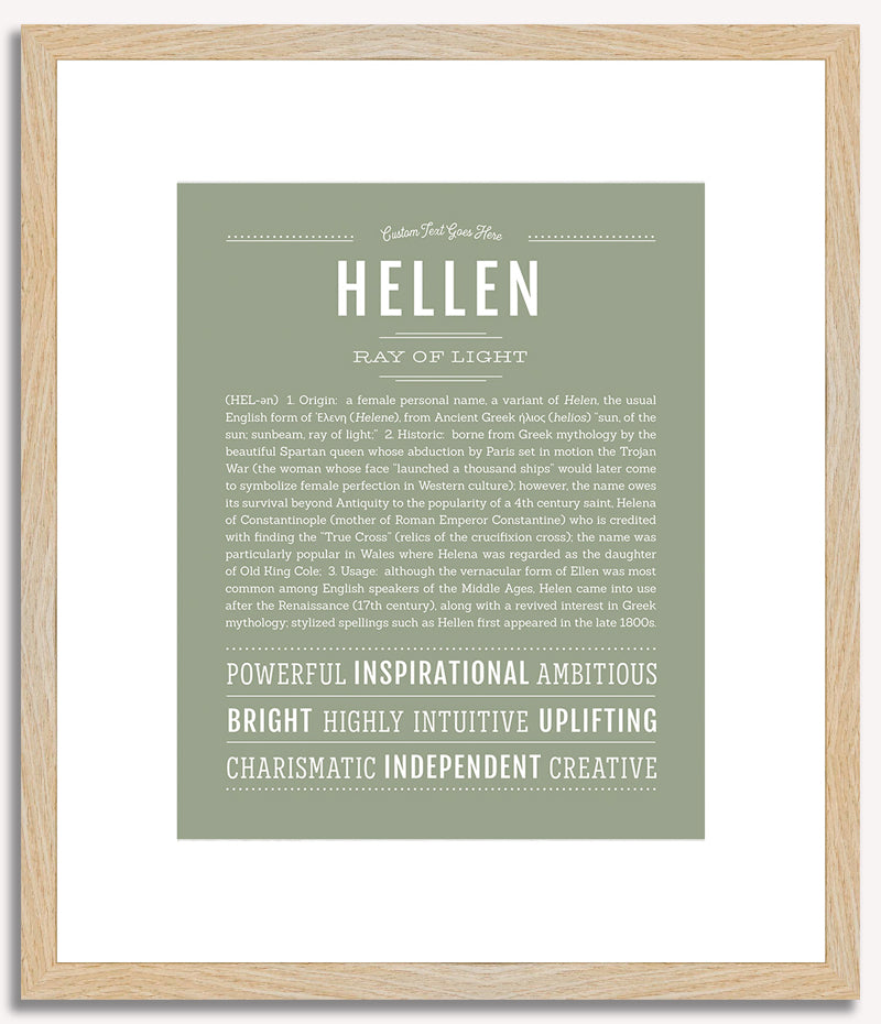 Hellen | Name Art Print