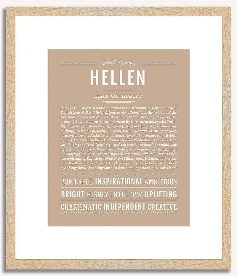 Hellen | Name Art Print