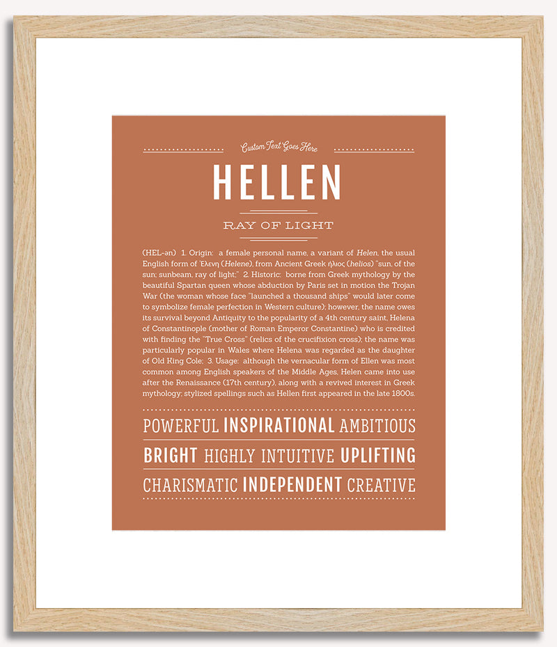 Hellen | Name Art Print