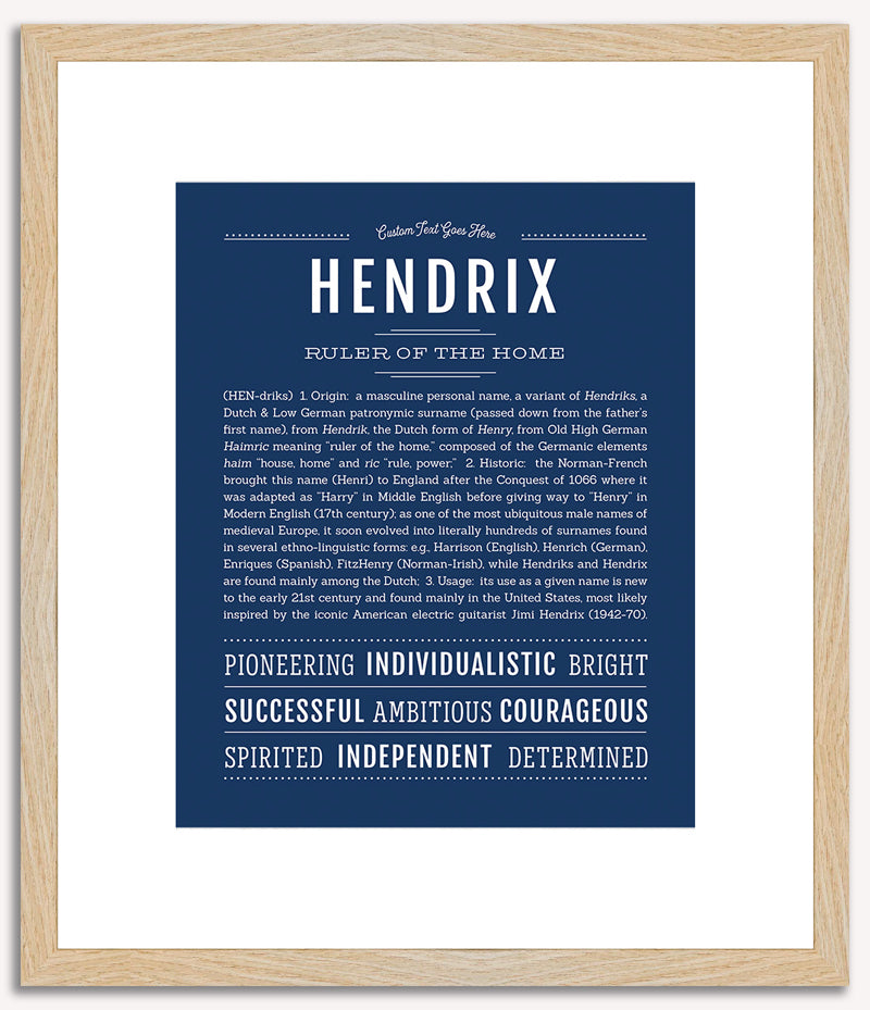 Hendrix | Name Art Print