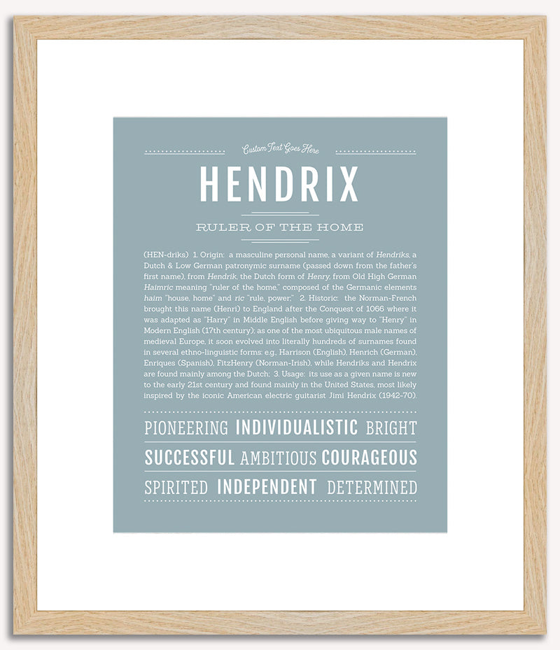 Hendrix | Name Art Print