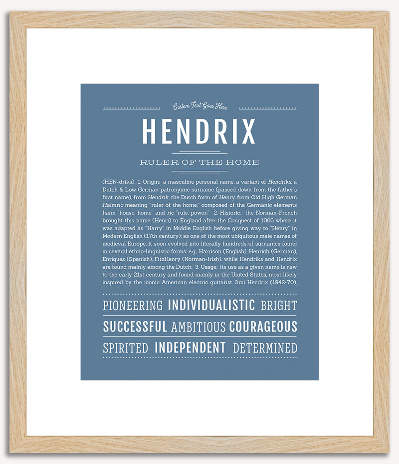 Hendrix | Name Art Print