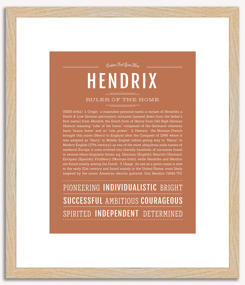 Hendrix | Name Art Print