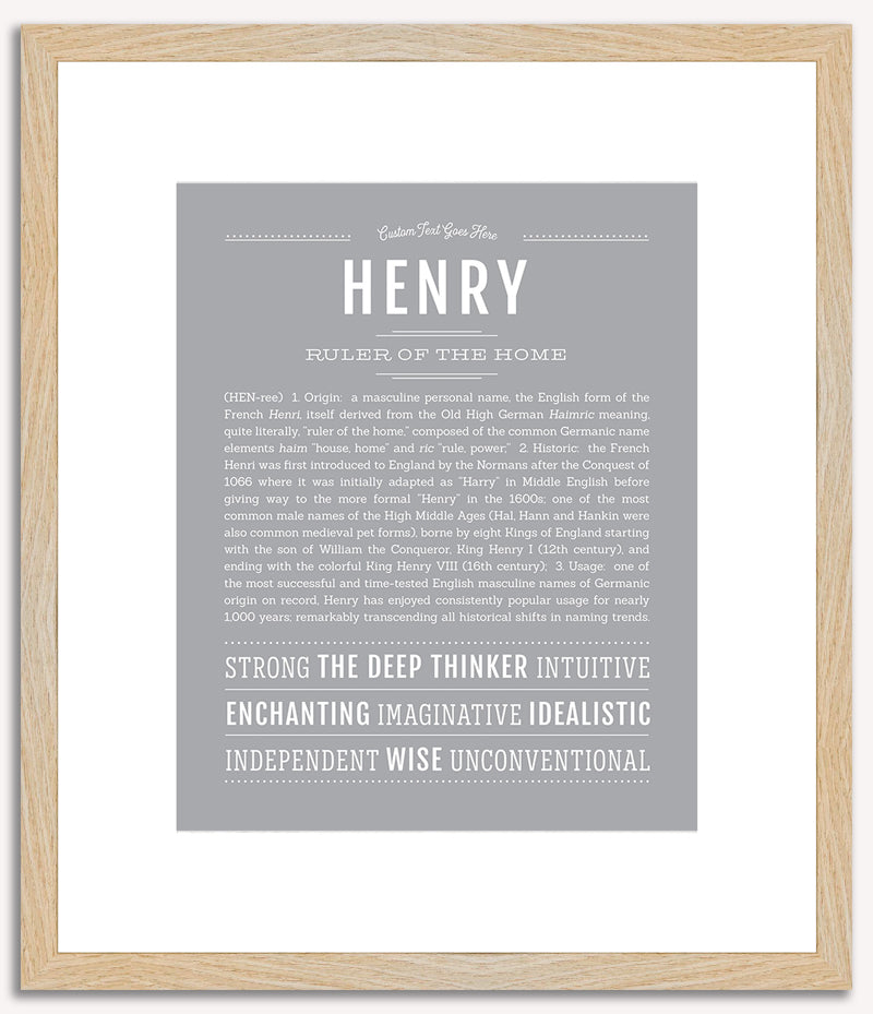 Henry | Name Art Print