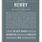 Henry | Name Art Print – Name Stories