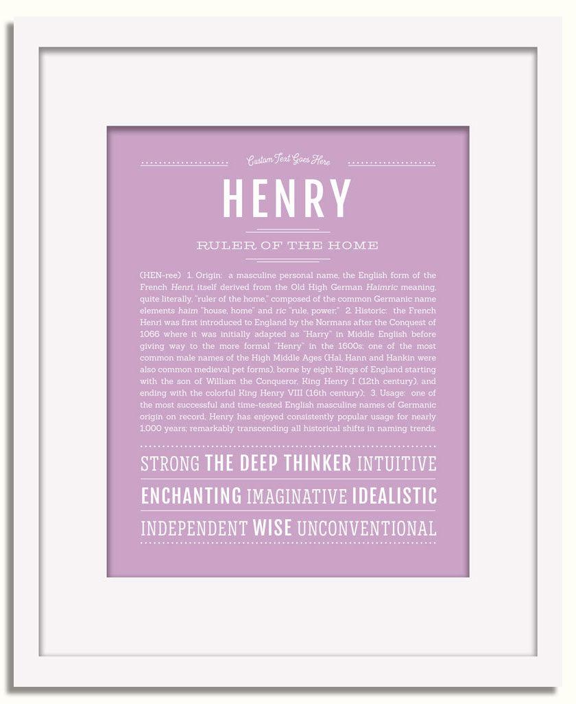 Frame Options | Lilac | White Frame, Matted