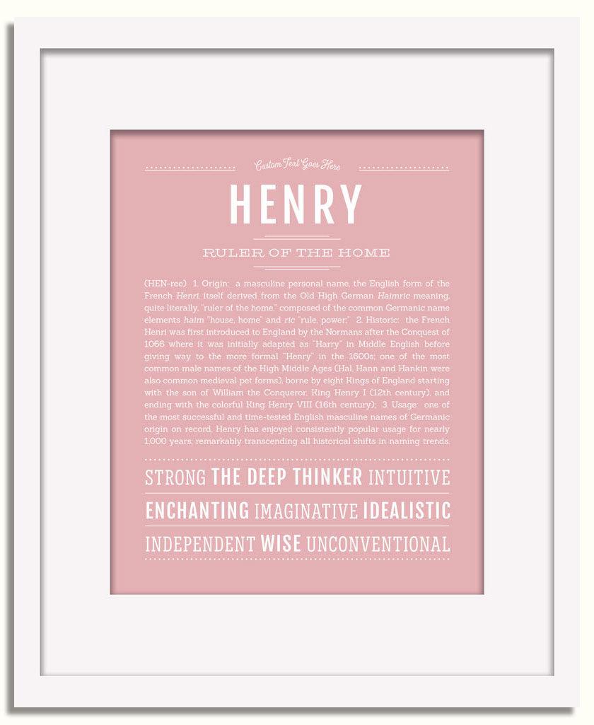 Frame Options | Dusty Rose | White Frame, Matted