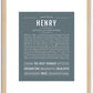 Henry | Name Art Print