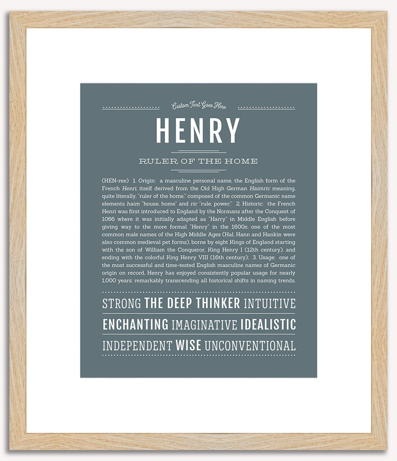 Henry | Name Art Print