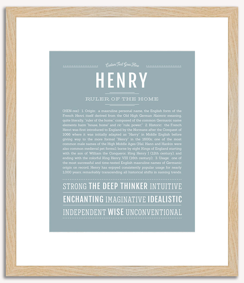 Henry | Name Art Print