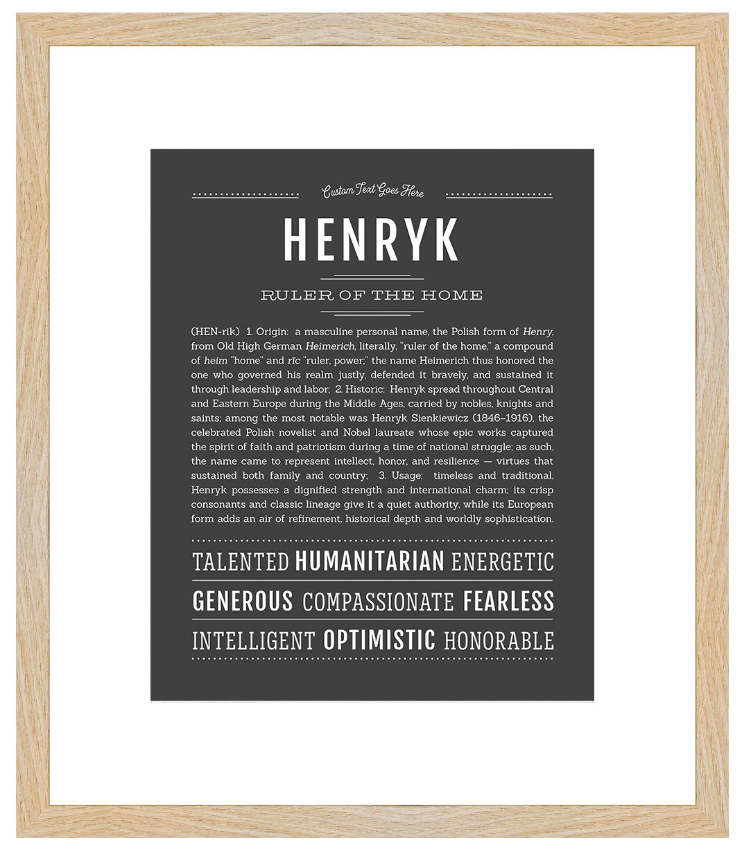 Frame Options | Charcoal Gray | Maple Frame, Matted