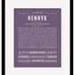 Frame Options | Deep Purple | Black Frame, Matted