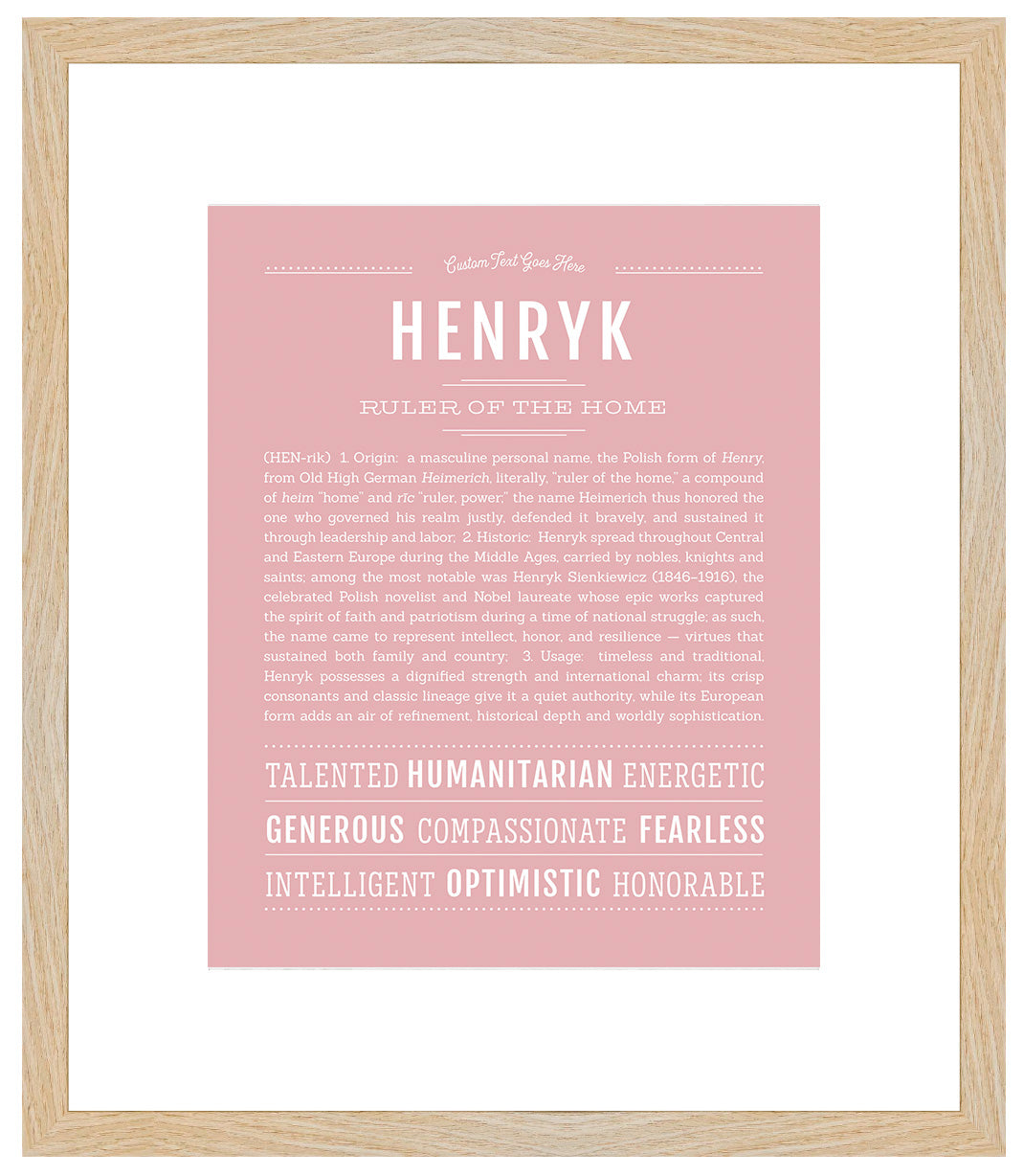 Frame Options | Dusty Rose | Maple Frame, Matted