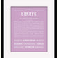 Frame Options | Lilac | Black Frame, Matted