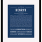 Frame Options | Midnight Blue | Black Frame, Matted