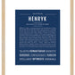 Frame Options | Midnight Blue | Maple Frame, Matted