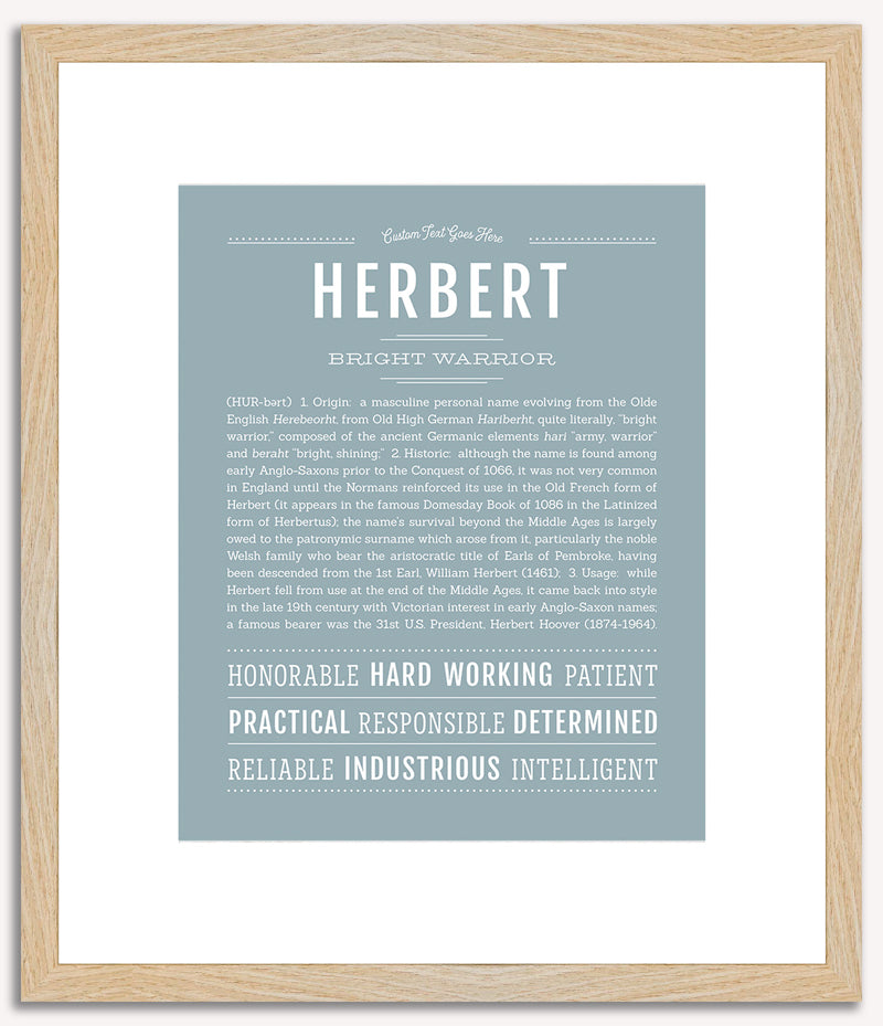 Herbert | Name Art Print