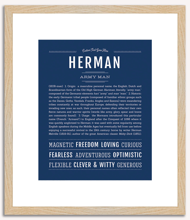 Herman | Name Art Print