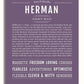 Herman Personalized Name Meaning Art Prints – Name Stories