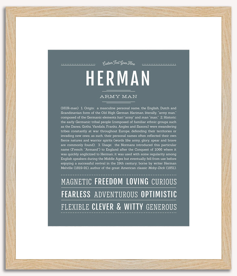 Herman | Name Art Print