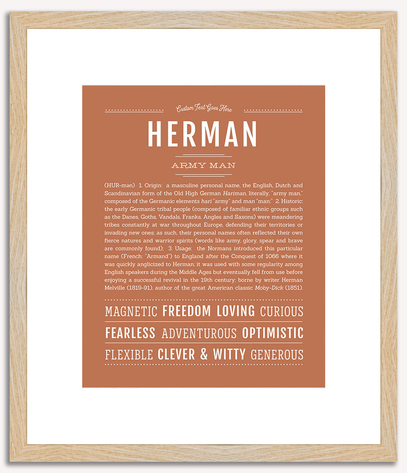 Herman | Name Art Print