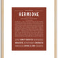 Hermione | Name Art Print