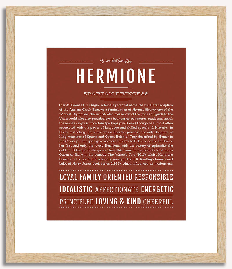 Hermione | Name Art Print