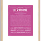 Hermione | Name Art Print