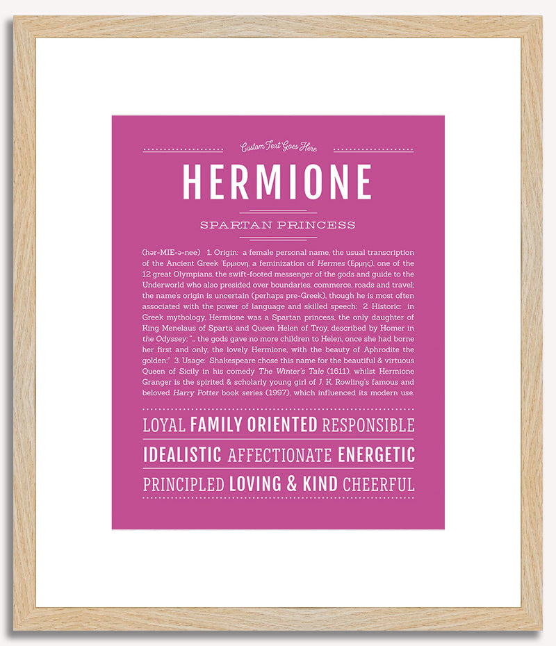 Hermione | Name Art Print