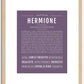 Hermione | Name Art Print