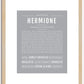 Hermione | Name Art Print