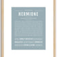 Hermione | Name Art Print