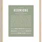 Hermione | Name Art Print