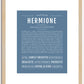 Hermione | Name Art Print