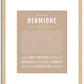 Hermione | Name Art Print