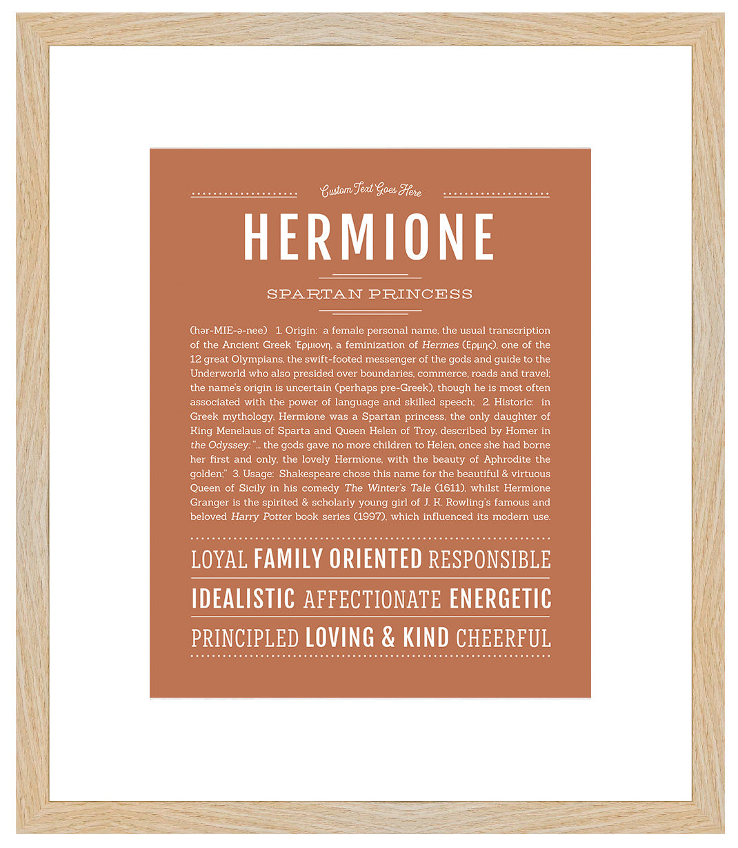 Hermione | Name Art Print